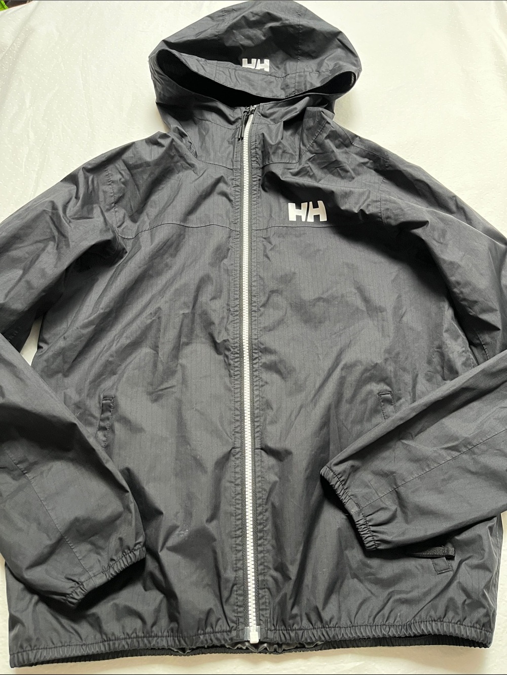 HELLY HANSEN Helly Tech Packable Hooded Rain Jacket Black Men Unisex Size M